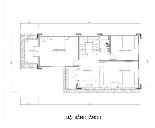 Biệt thự mái thái 2 tầng Thanh Hóa